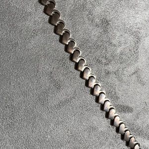 925 SS heart bracelet